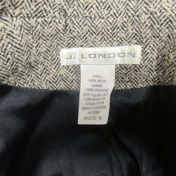 J.London Women's Wool Zipper Jacket/Blazer Size 6 - Picture 2 of 7